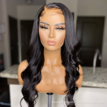 Wholesale Body Wave Raw Brazilian Human Hair Hd Full Lace Front Wig Cheap Natural Human Hair Extension Lace Closure Wig Vendor